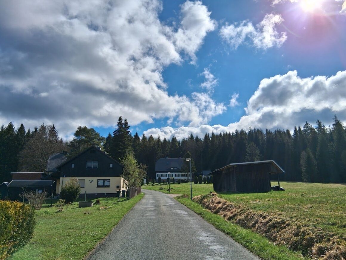 Rautenkranz - wanderung Richtung Wald