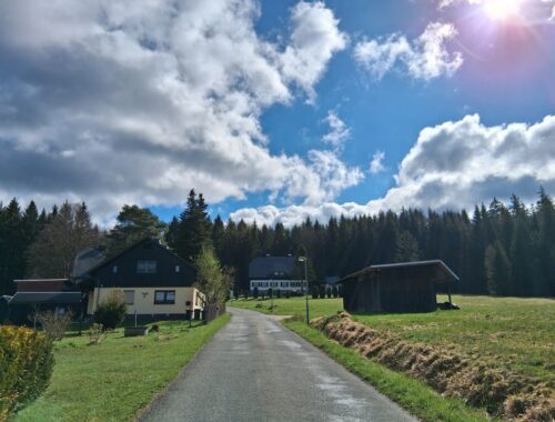 Rautenkranz - wanderung Richtung Wald