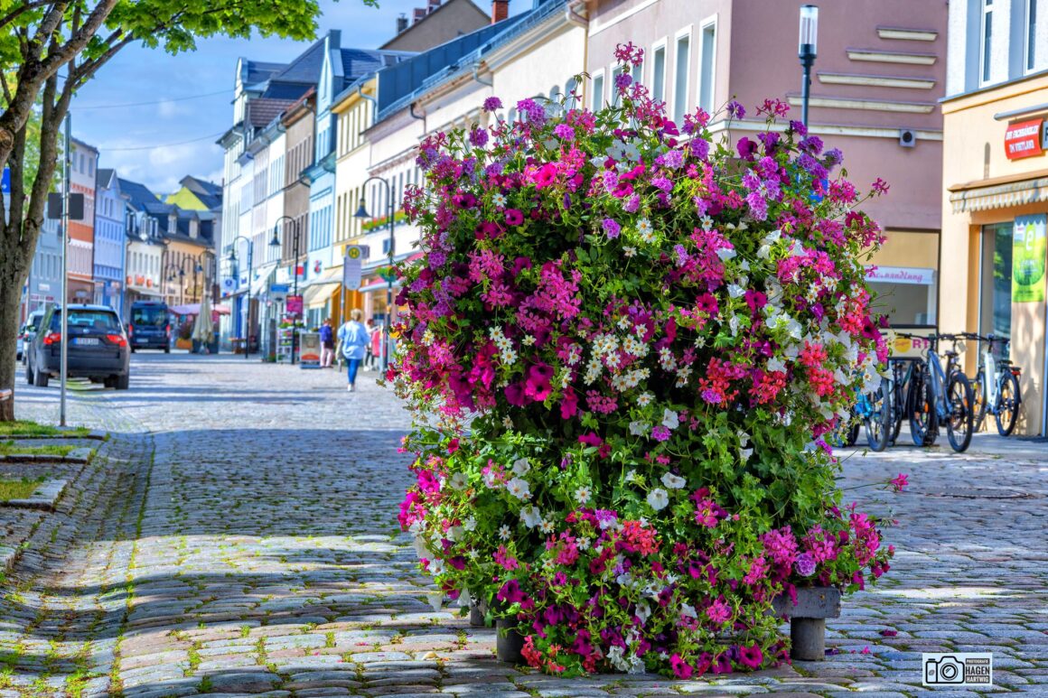 Innenstadt Auerbach Vogtland