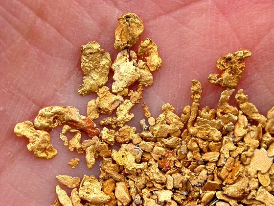 Gold auf der Hand