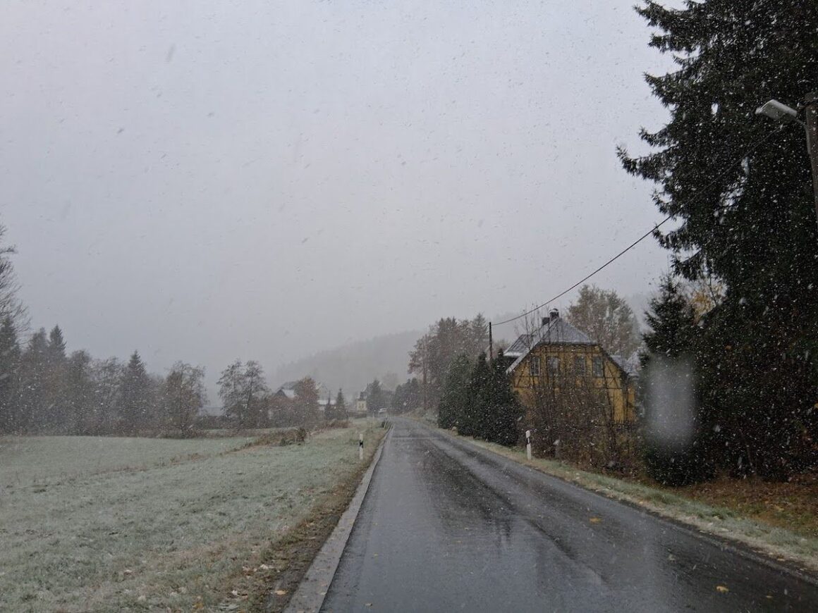 Schlechtwetter Regen im Vogtland