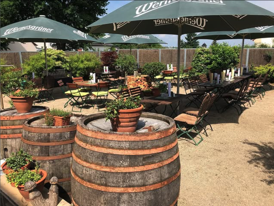 Biergarten Auerbachi m Vogtland