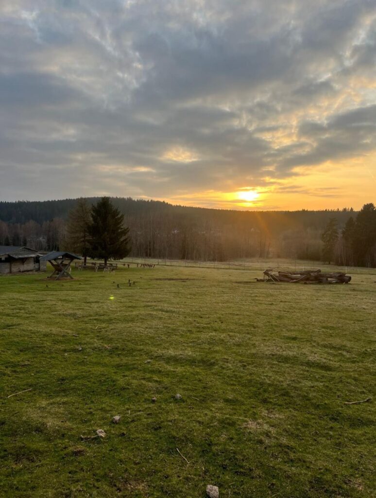 Blaue Stunde im Vogtland