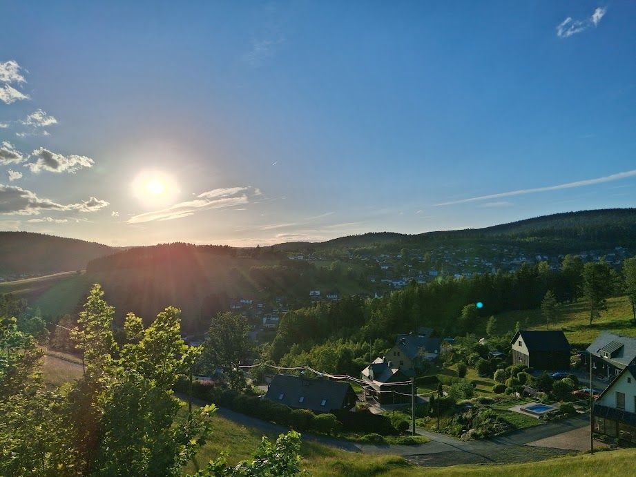 Sonnenuntergang Klingenthal