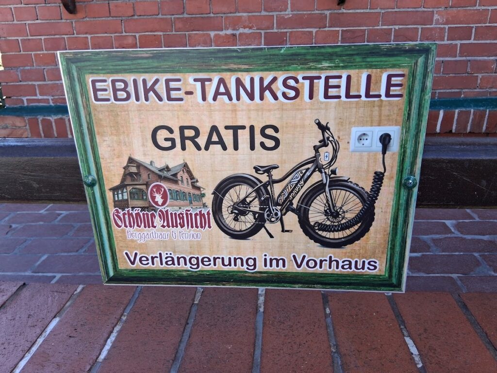 E-Bike Tankstelle Vogtland Berggasthaus