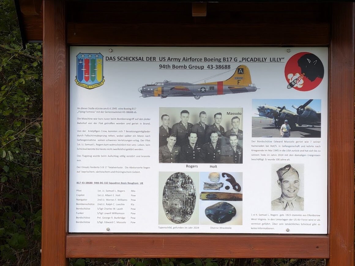 Geheimnis im Wald Absturz Mai 1945 Vogtland